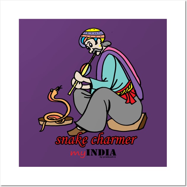 snake charmer Wall Art by Pradeeshk